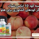 مقایسه کود 10 ایکس شوک با دیگر کودهای کشاورزی برای هلو