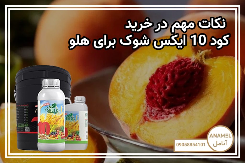 نکات مهم در خرید کود 10 ایکس شوک برای هلو