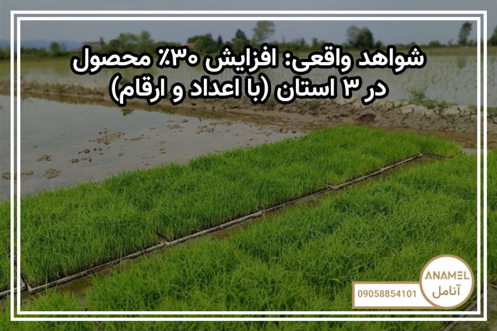 شواهد واقعی: افزایش ۳۰٪ محصول در ۳ استان (با اعداد و ارقام)