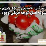 آنالیز فنی تضمینی – چه چیزی در کود شوک اصل گوجه فرنگی وجود دارد؟