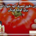 زمان دقیق مصرف کود شوک اصل برای گوجه فرنگی