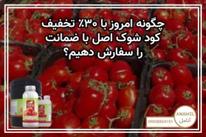 چگونه امروز با ۳۰٪ تخفیف کود شوک اصل با ضمانت را سفارش دهیم؟