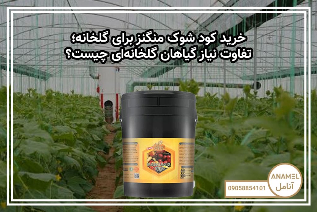 خرید کود شوک منگنز برای گلخانه؛ تفاوت نیاز گیاهان گلخانه‌ای چیست؟